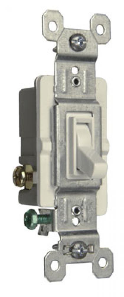 SELF GROUNDING 3P AC 15A 120V SW BK