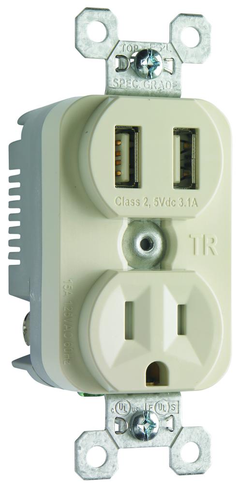 3.1A USB + SINGLE 15A LA