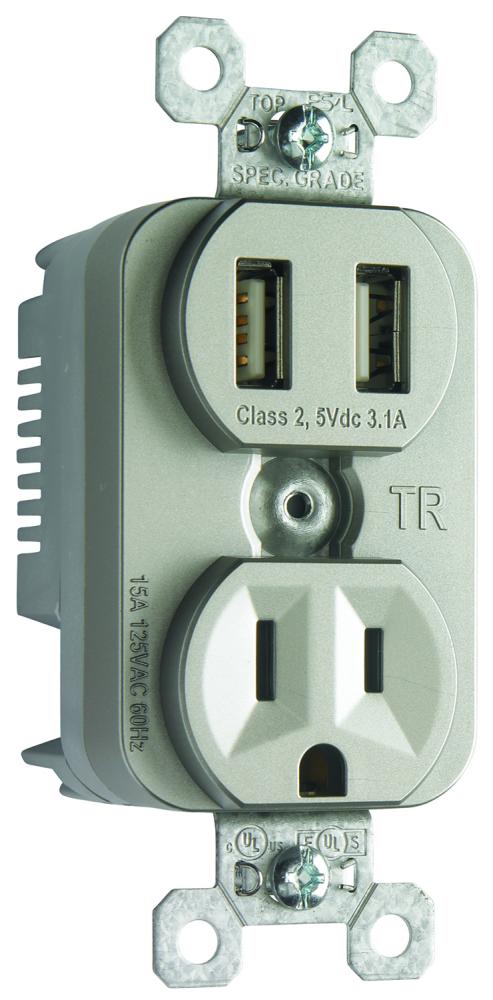 3.1A USB + SINGLE 15A NI