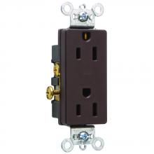 Legrand-Pass & Seymour 26242 - DECO DUP RECEP 15A 125V S-WIRE BN