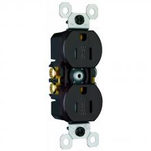Legrand-Pass & Seymour 3232TRWR - TR WR DUP REC 15A/125V BN