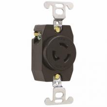 Legrand-Pass & Seymour 4710 - TURNLOK SGL RECEPT 3W 15A 125V