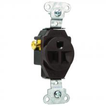 Legrand-Pass & Seymour 5251 - RECP SGL 15A 125V S-WIRE BN