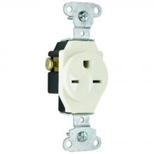 Legrand-Pass & Seymour 5651LA - RECEPT SINGLE 15A 250V SIDE-WIRE LA