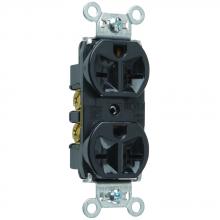 Legrand-Pass & Seymour 5862BK - RECEPT DUPLEX 20A 250V S+B WIRE BK