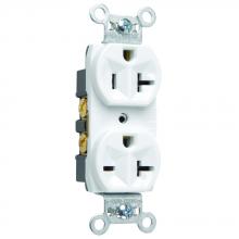Legrand-Pass & Seymour 5890W - RECEPT COMBO 20A125/250V SIDE-WIRE W