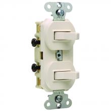 Legrand-Pass & Seymour 693LAG - COMBO 2 SWITCHES 3W 15A 120/277V LA