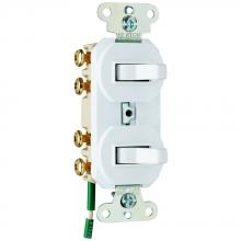 Legrand-Pass & Seymour 693WG - COMBO 2 SWITCHES 3W 15A 120/277V W