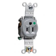 Legrand-Pass & Seymour 8201GRY - HOSP GRD SGL RECEPT 15A 125V GRY