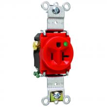Legrand-Pass & Seymour 8301RED - HOSP GRD SGL RECEPT 20A 125V RED