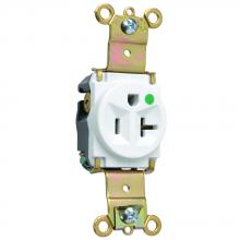 Legrand-Pass & Seymour 8301W - HOSP GRD SGL RECEPT 20A 125V W