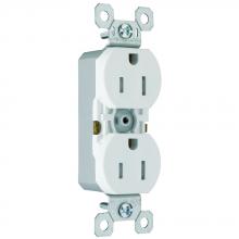 Legrand-Pass & Seymour 880TRW - TR DUPLEX 15A 125V PUSHWIRE ONLY W