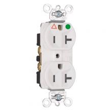 Legrand-Pass & Seymour IG8300W - HG DUP RECEPT 20A 125V WHITE