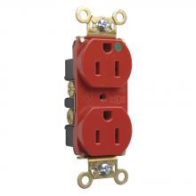 Legrand-Pass & Seymour PS8200HRED - HOSP GRAD DUP RECEPT 15A 125VAC RED