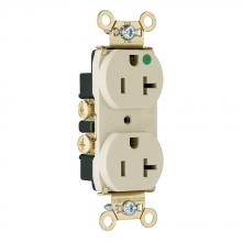Legrand-Pass & Seymour PS8300HSI - HOSP DUP REC 20A 125V SMTH FACE IV