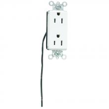 Legrand-Pass & Seymour PT26262SCW - 15A/125V SPLT CIRC DECOR SPEC GR WH