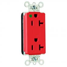 Legrand-Pass & Seymour PT26362HGRED - PT DUP DECO HG 20A/125V RED