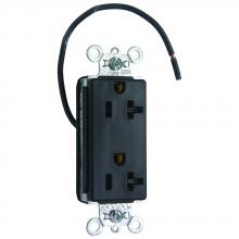 Legrand-Pass & Seymour PT26362SCBK - 20A/125V SPLT CIRC DECOR SPEC GR BK