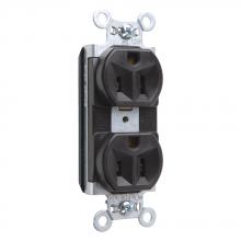 Legrand-Pass & Seymour PT5262 - DUP RECEPT SPEC GRADE 15A/125V BN