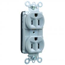 Legrand-Pass & Seymour PT5262GRY - DUP RECEPT SPEC GRADE 15A/125V GRY