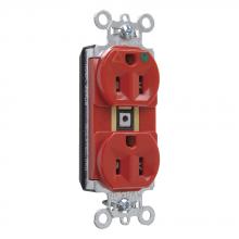 Legrand-Pass & Seymour PTIG8200RED - PT HG ISO GROUND, 15 AMP RED