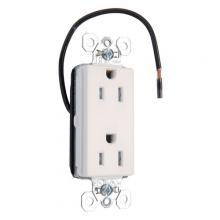 Legrand-Pass & Seymour PTTR26262SCW - DUP DECO RECEP TR SC 15A 125V WH