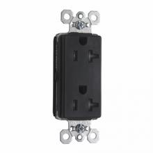 Legrand-Pass & Seymour PTTR26362BK - DUP DECO RECEP TR 20A 125V BK