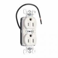 Legrand-Pass & Seymour PTTR5262SCW - DUP RECEP TR SC 15A 125V WH