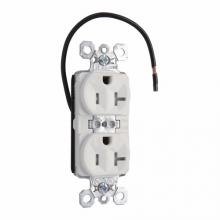 Legrand-Pass & Seymour PTTR5362SCW - DUP RECEP TR SC 20A 125V WH