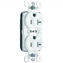Legrand-Pass & Seymour PTTR5362W - DUP RECEP TR 20A 125V WH