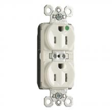 Legrand-Pass & Seymour PTTR8200W - PT DUP RECEP HG TR 15A/125V WH