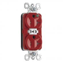 Legrand-Pass & Seymour PTTR8300RED - PT DUP RECEP HG TR 20A/125V RED