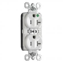 Legrand-Pass & Seymour PTTR8300W - PT DUP RECEP HG TR 20A/125V WH