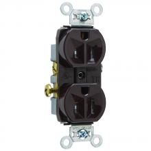 Legrand-Pass & Seymour TR15 - RECEP DUP TAMPER RESIS 15A/125V BN