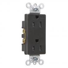 Legrand-Pass & Seymour TR26262BK - TR DECO RECEP 15A 125V S+B WIRE B