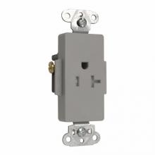 Legrand-Pass & Seymour TR26361GRY - DECO REC SGL TAMPER RES 20A/125V GRY