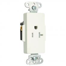 Legrand-Pass & Seymour TR26361W - DECO REC SGL TAMPER RES 20A/125V WH