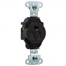 Legrand-Pass & Seymour TR5251 - RECEP SGL TAMPER RESIS 15A/125V BN