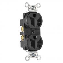 Legrand-Pass & Seymour TR5362BK - RECEP DUP TR B+S WIRE 20A/125V BK