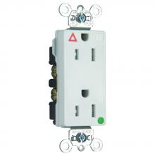 Legrand-Pass & Seymour TRIG26262HGW - HG IG TR DECOR RECEPT 15A 125V WH
