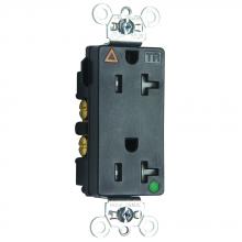 Legrand-Pass & Seymour TRIG26362HGBK - HG IG TR DECOR RECEPT 20A 125V BK