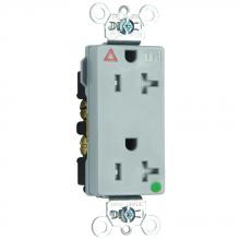 Legrand-Pass & Seymour TRIG26362HGGRY - HG IG TR DECOR RECEPT 20A 125V GRY