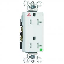 Legrand-Pass & Seymour TRIG26362HGW - HG IG TR DECOR RECEPT 20A 125V WH