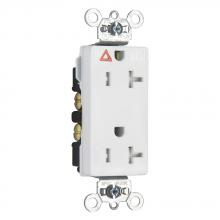 Legrand-Pass & Seymour TRIG26362W - IG TR DECOR RECEPT 20A 125V WH