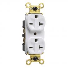 Legrand-Pass & Seymour WR5862W - WR DUP RECP B+S WIRE 20A/250V WH