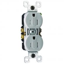 Legrand-Pass & Seymour 3232-TRWRGRY - WR DUP REC 15A 125V