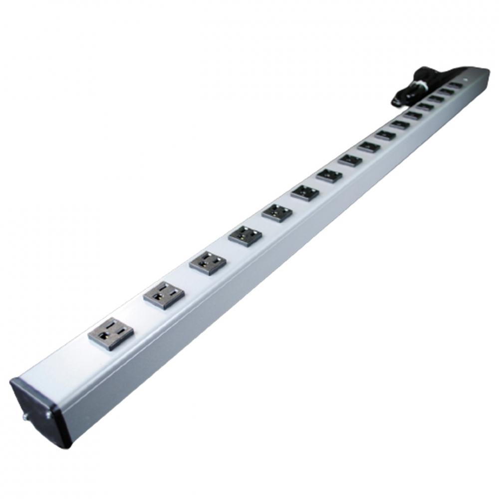 15A, 48IN, 16 OL, 6 FT CORD, GY
