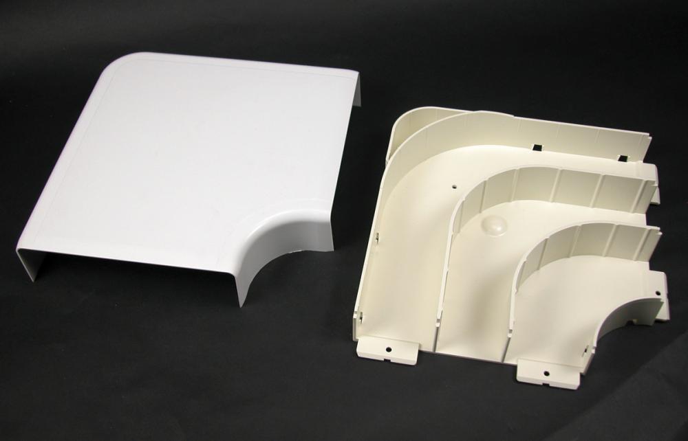 NM FIBERREADY FLAT ELBOW 5500 IVORY