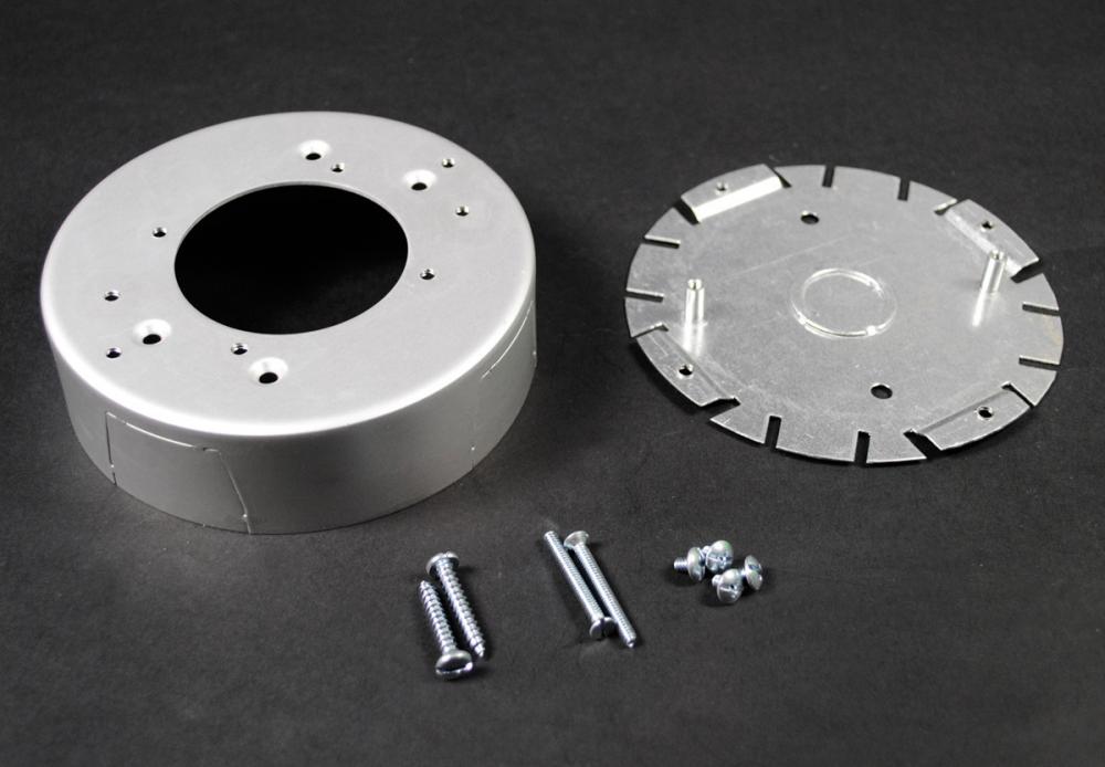 RND FIXTURE BOX ALUMINUM