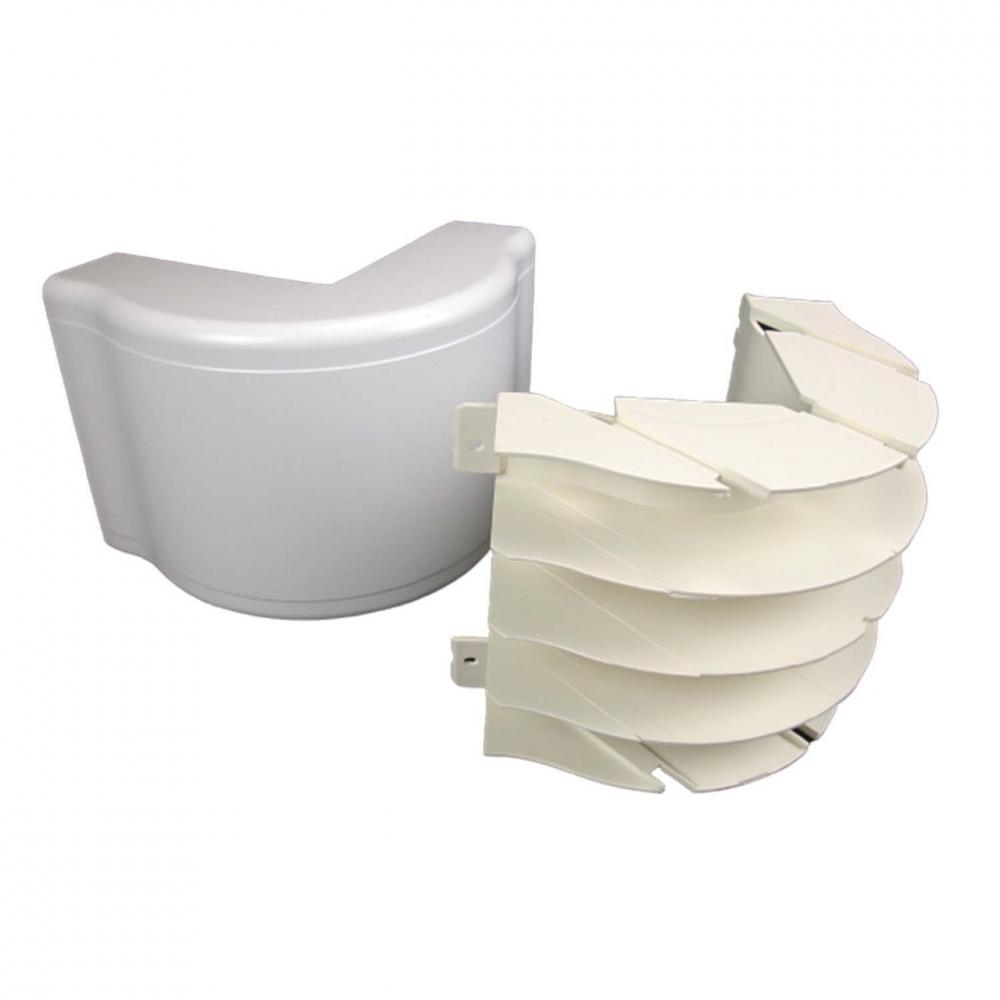 NM FIBERREADY EXT. ELBOW 5400 IVORY